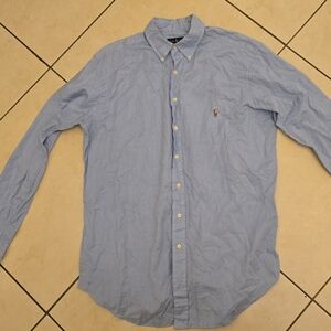 Ralph Lauren Light Blue Long-Sleeve Button-Down Shirt